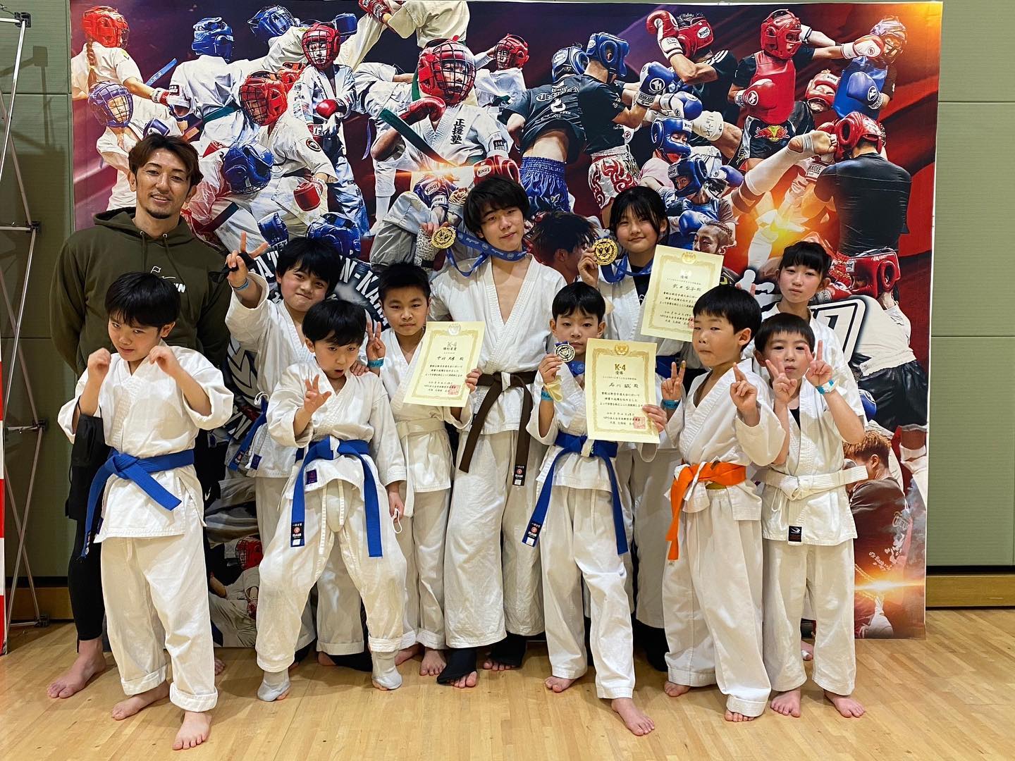 奥戸スポーツセンターの空手から始まった「キッズキックボクシング